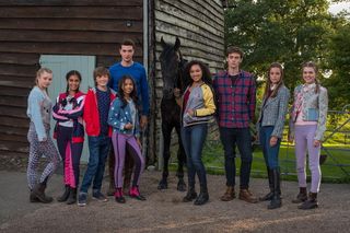 The cast of Free Rein.