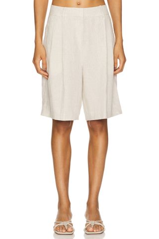 Linen Bermuda Shorts