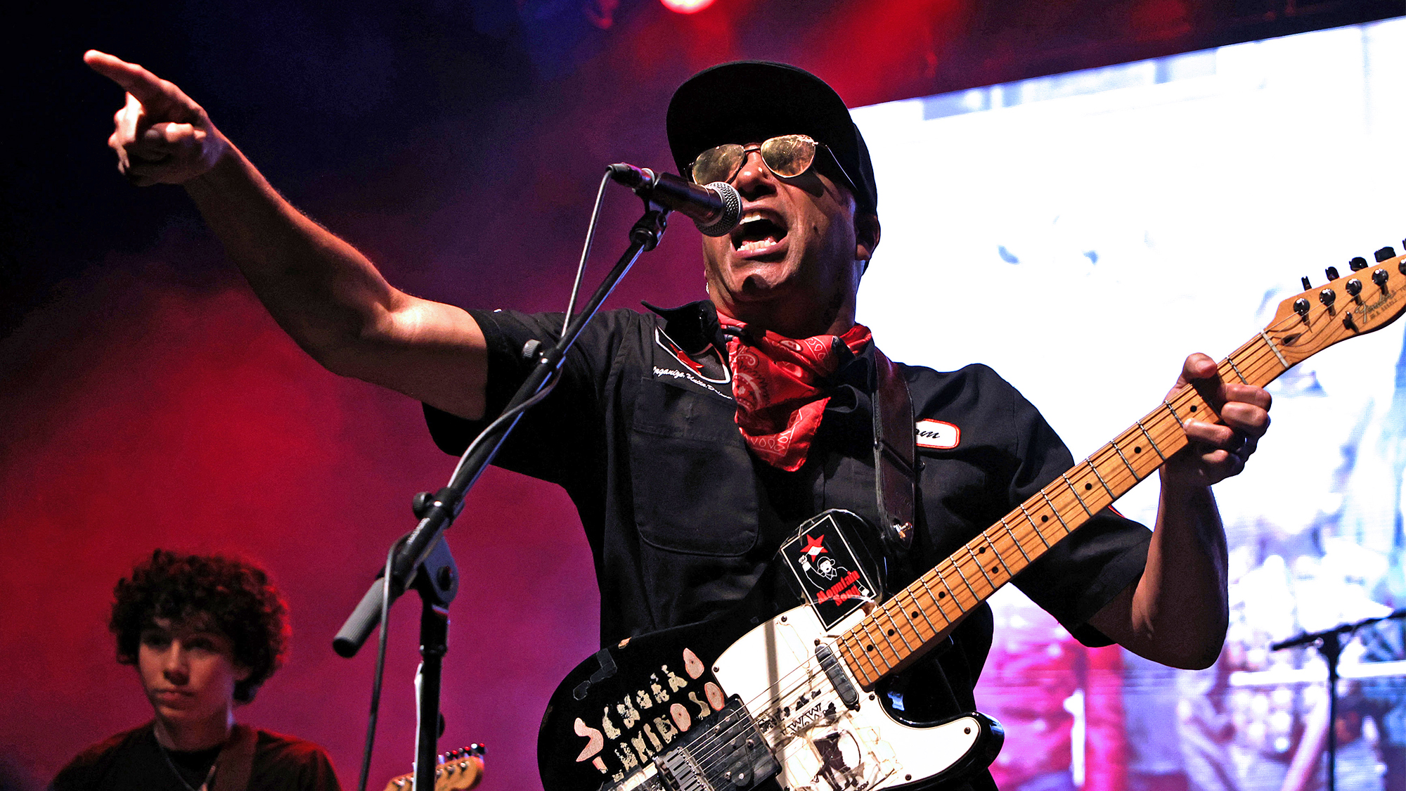 Tom Morello performs at Danforth Music Hall on July 15, 2025 in Toronto, Ontario.