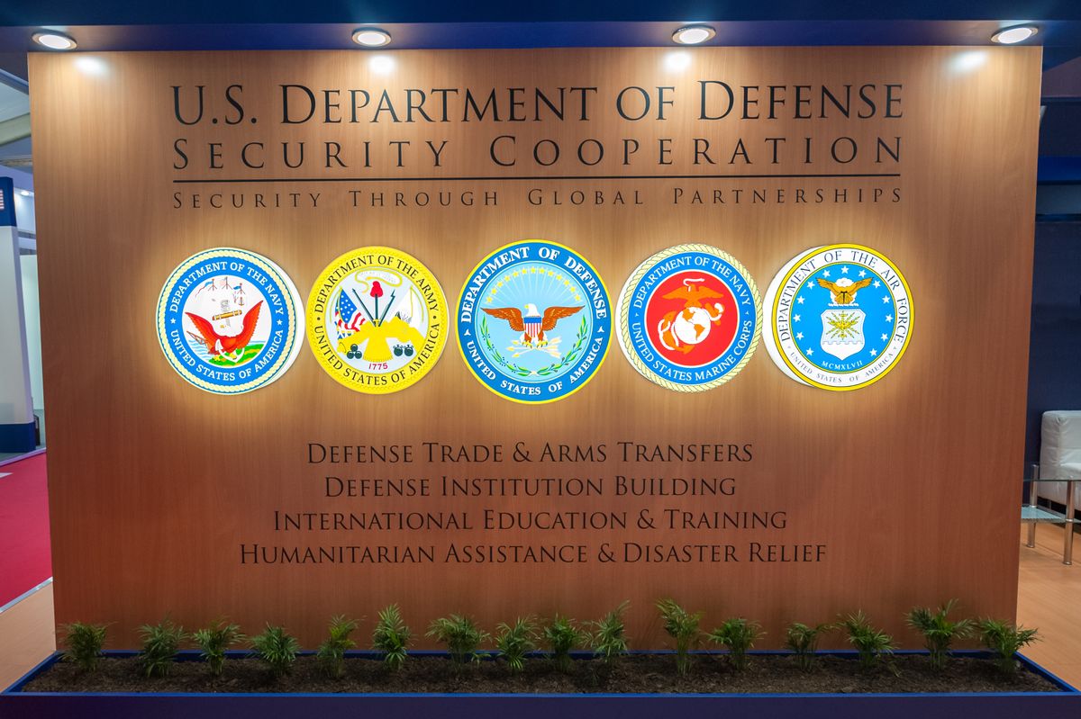 Department of Defense sign