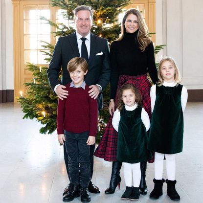 Princess Madeleine and her family at Christmas
