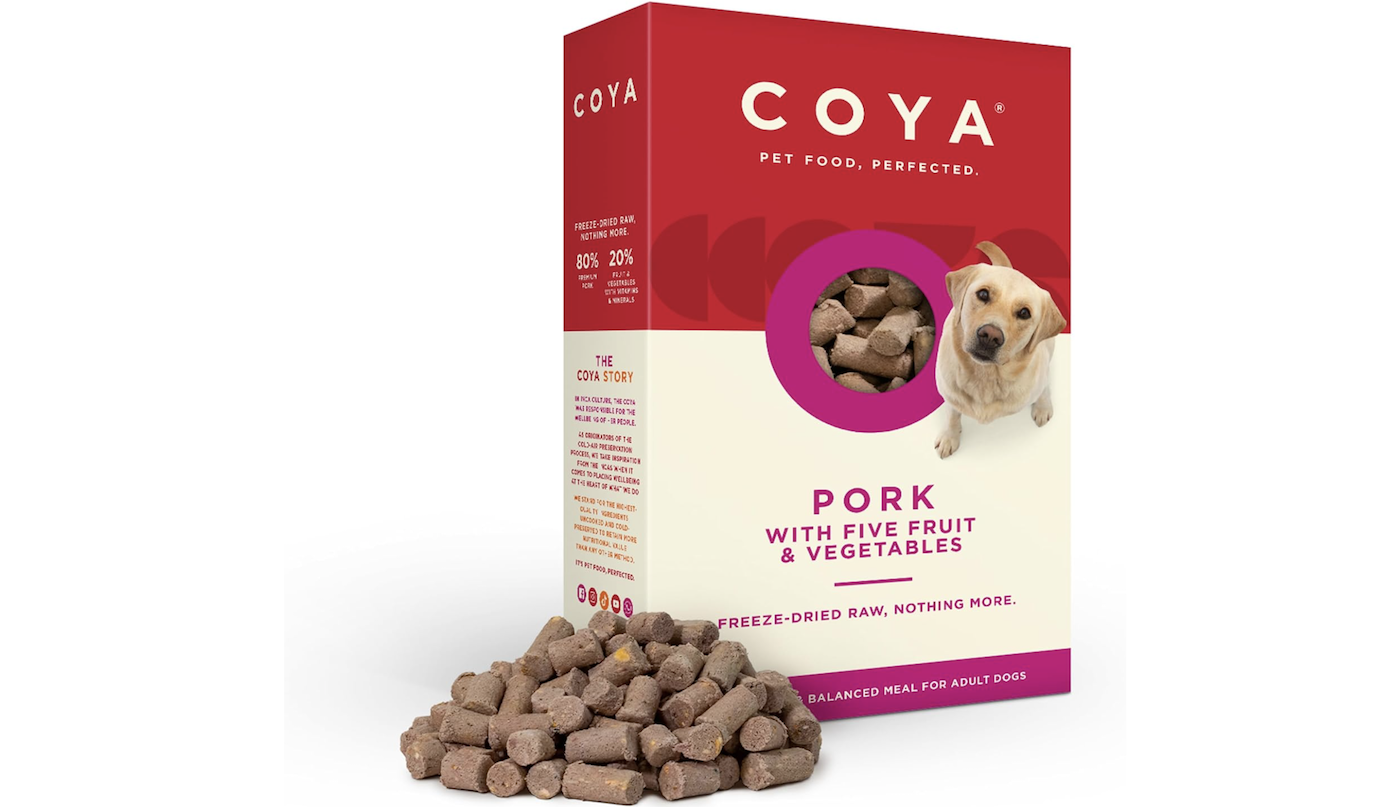 Coya freeze dried raw dog food