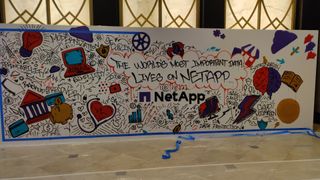 Mural almost complete at NetApp insight 2024