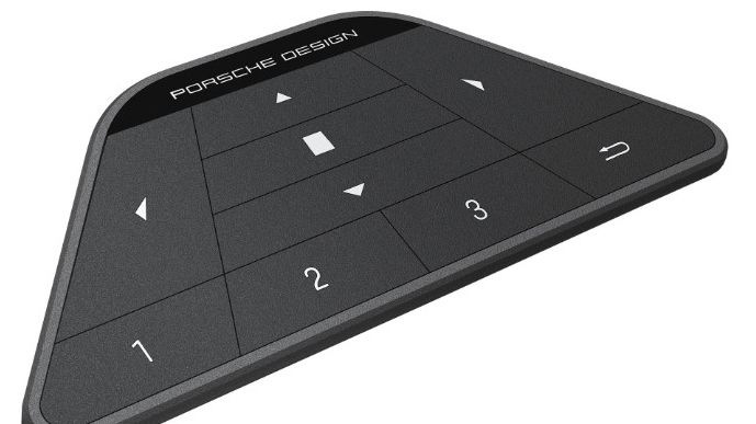 Shots of Porsche Monitor in various positions.