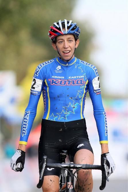 European champion Helen Wyman (Kona) has won Koppenbergcross for a third time