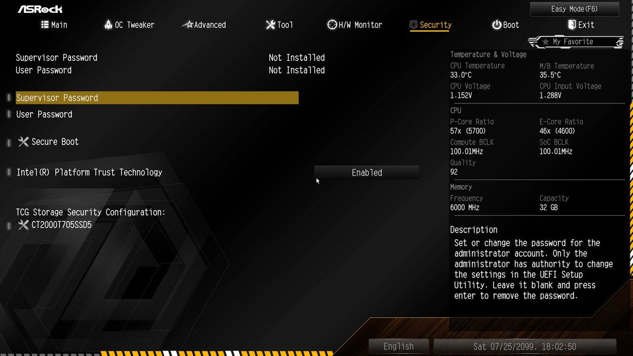 ASRock Z890 Taichi OCF
