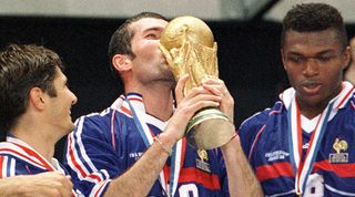 Zinedine Zidane 1998 trophy