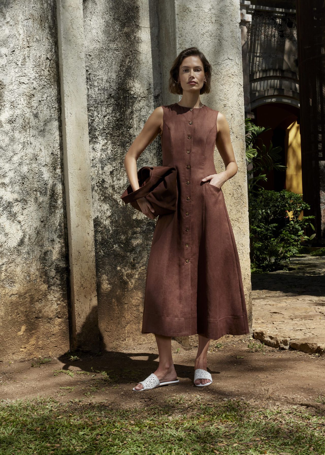 Carmen Linen Dress