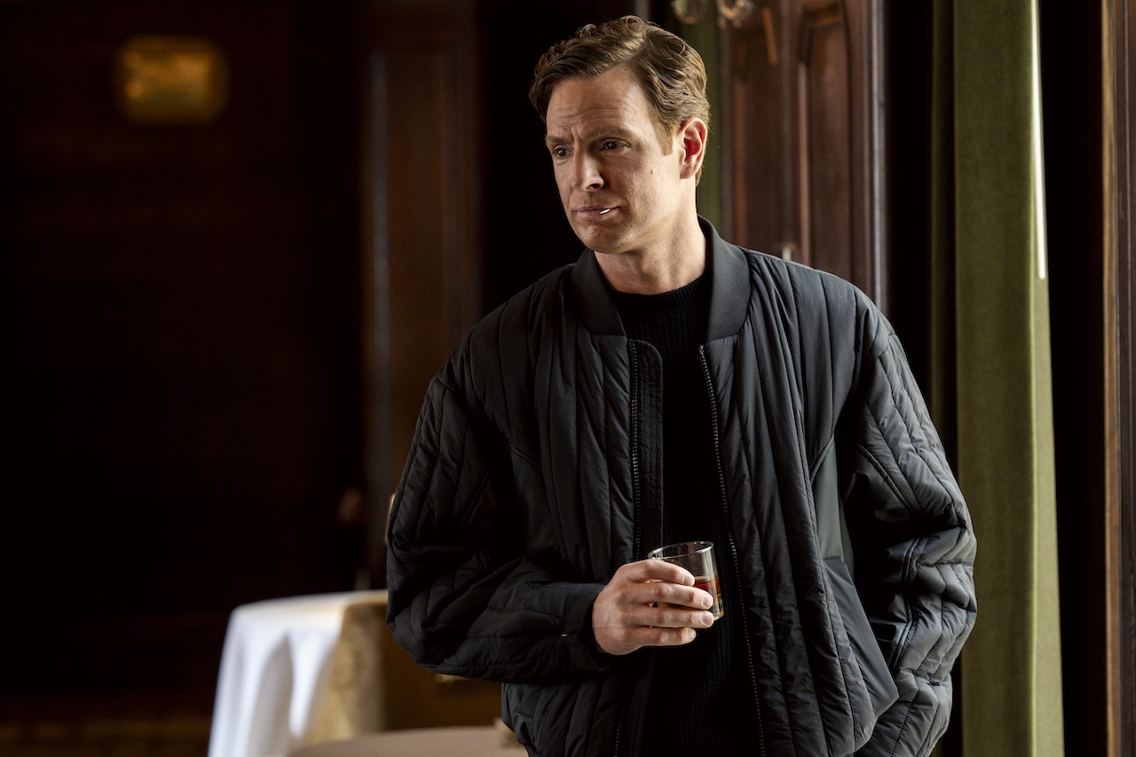 Bill having a drink in CBS' CIA Season 1 first-look image size