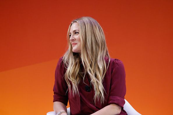 Drew Barrymore speaks at Advertising Week in New York. 