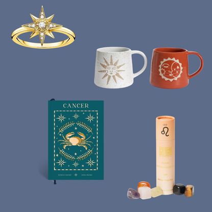 a collage of astrology gifts