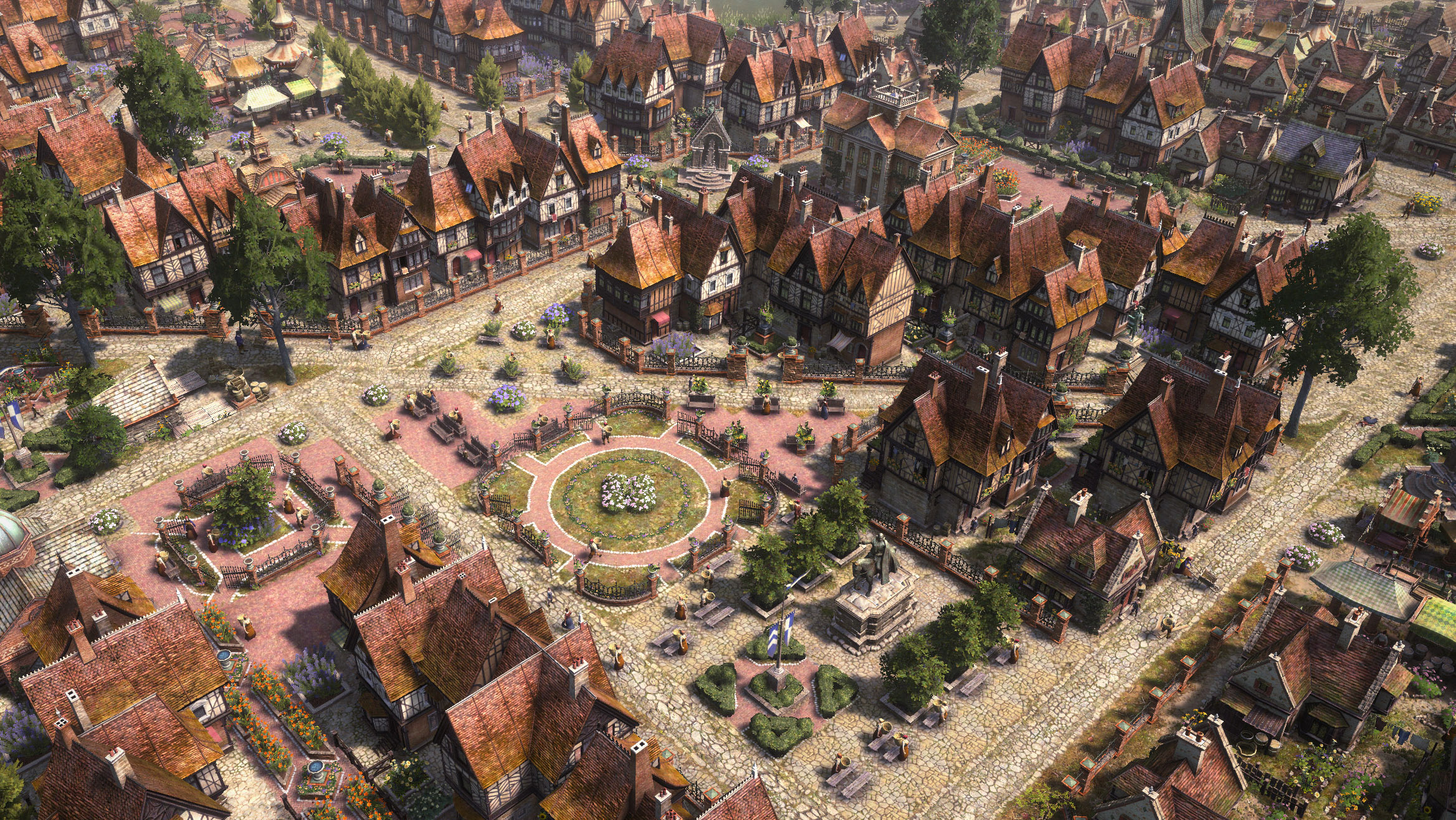 A medieval city