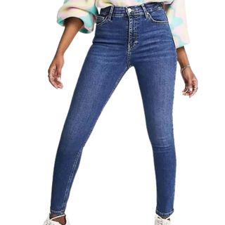 Topshop recycled blue skinny jeans 