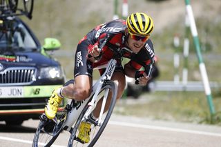 Marcus Burghardt gets low on stage nine of the Tour de France (Sunada)