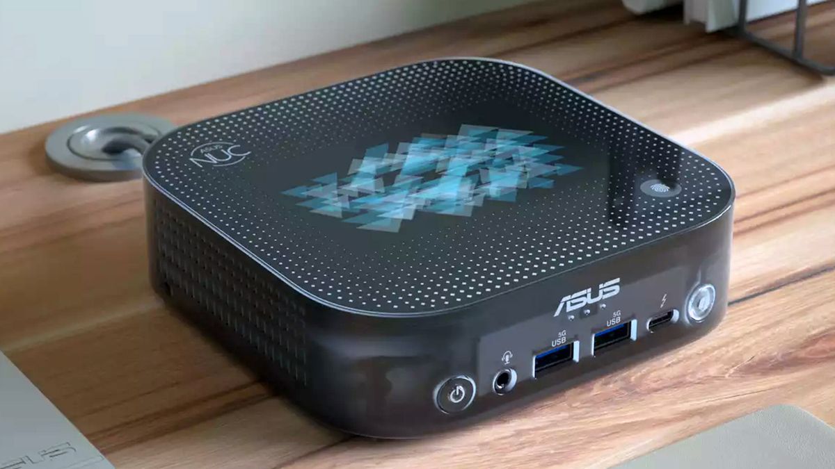 Asus' new NUC has a customizable, always-on E-Ink display on top — the army of five NUCs includes ultra-efficient to maximum performance and everything in between