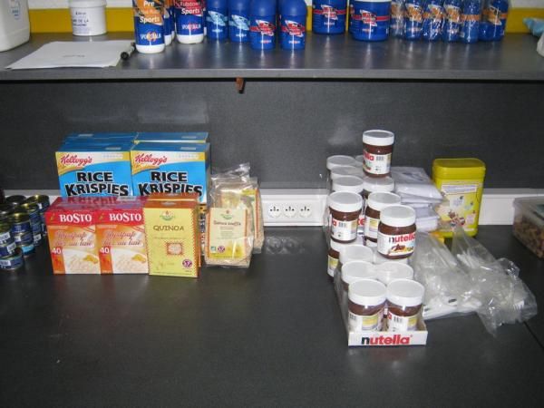 The provisions are ready for the next trip