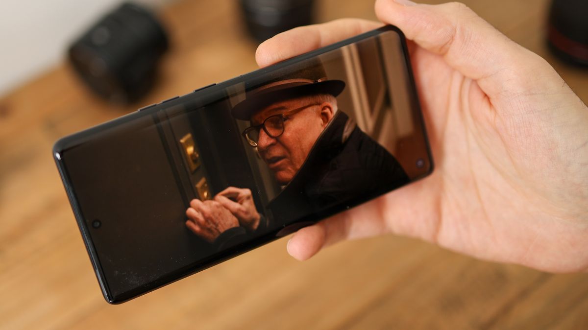 A photo of the Motorola Edge 40 Pro flagship smartphone