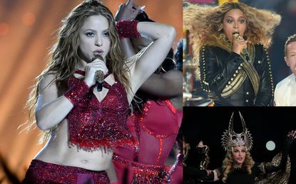 Shakira, Beyonce and Madonna at the Super Bowl halftime show. But who was the most watched?