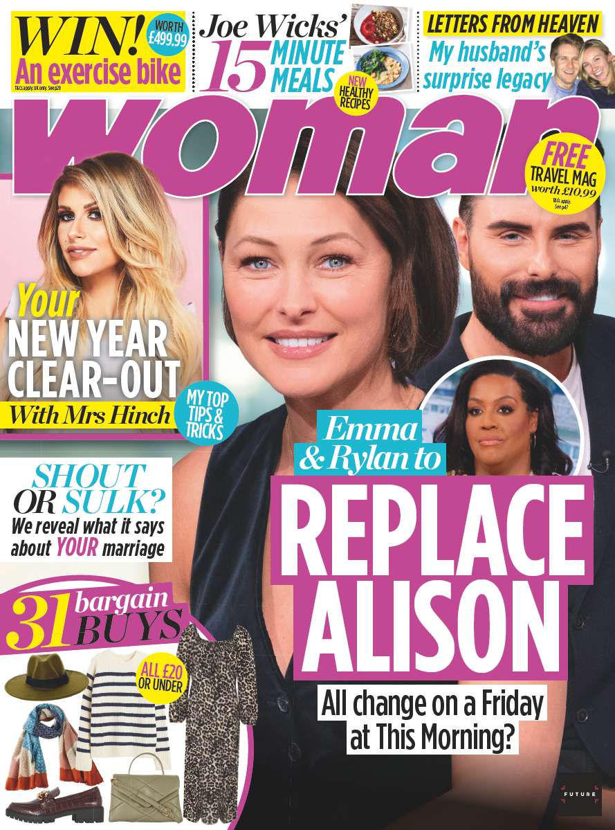 Front cover of Woman magazine from January 2024
