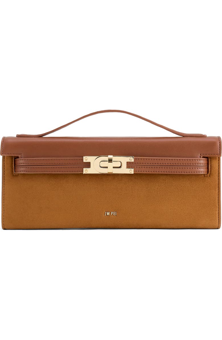 Bria Faux Suede Top Handle Bag