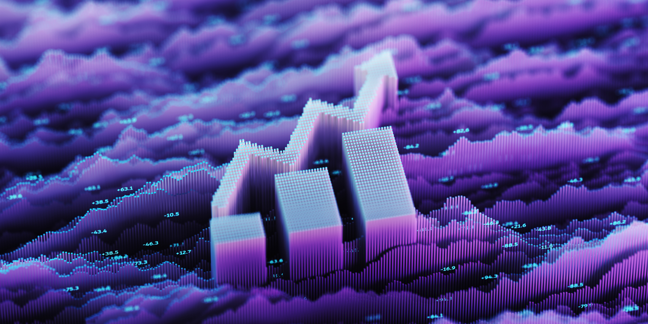 Law Debenture trust illustration: bar chart with arrow going upwards.