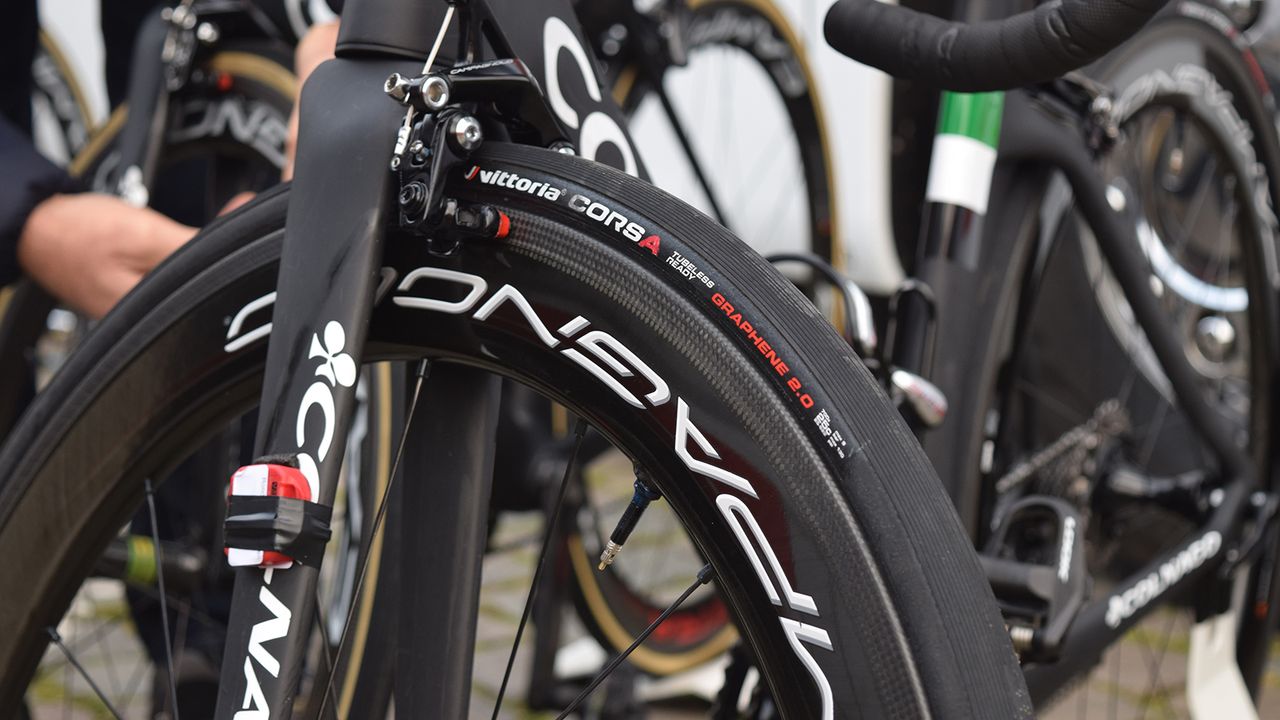 Alexander Kristoff raced on tubeless tyres, one of the first WorldTour riders to adopt the technology