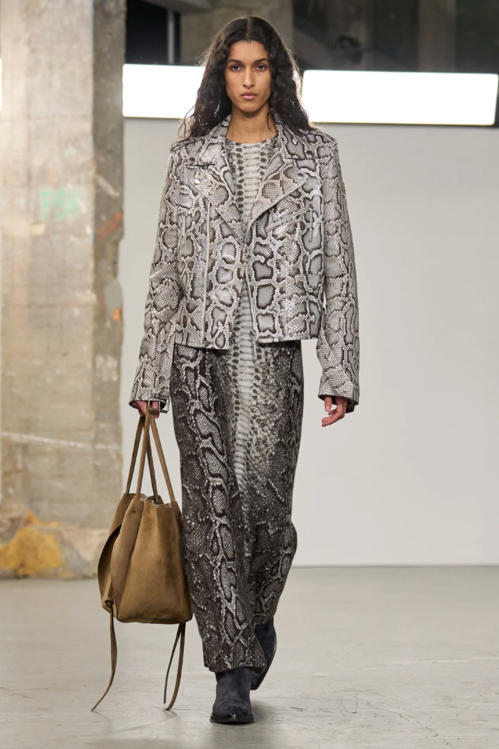 Gabriela Hearst Autumn/Winter 25 snake print co-ord