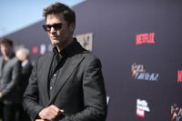 Tom Brady arrives for Netflix's "The Roast of Tom Brady" 