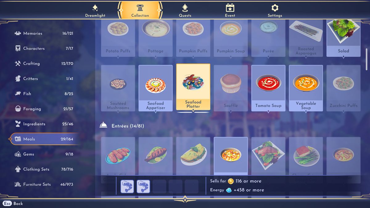 All Disney Dreamlight Valley recipes and the best ones to cook