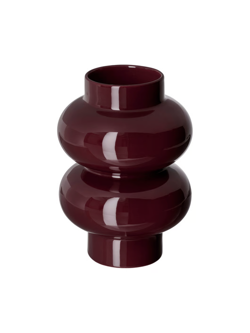 P&Auml;rlh&Auml;gg Vase - Brown-Red 8 &frac34; "