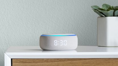 Amazon Echo Dot with Clock deals