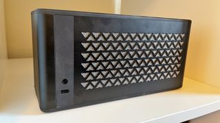 Victrola Music Edition 2 Portable Bluetooth Speaker review: speaker from the back