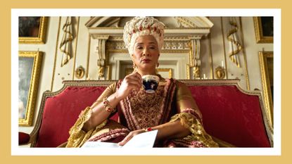 Was Queen Charlotte real? Pictured: BRIDGERTON GOLDA ROSHEUVEL as QUEEN CHARLOTTE in episode 105 of BRIDGERTON