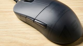 Photograph of the Endgame Gear XM1r wired gaming mouse