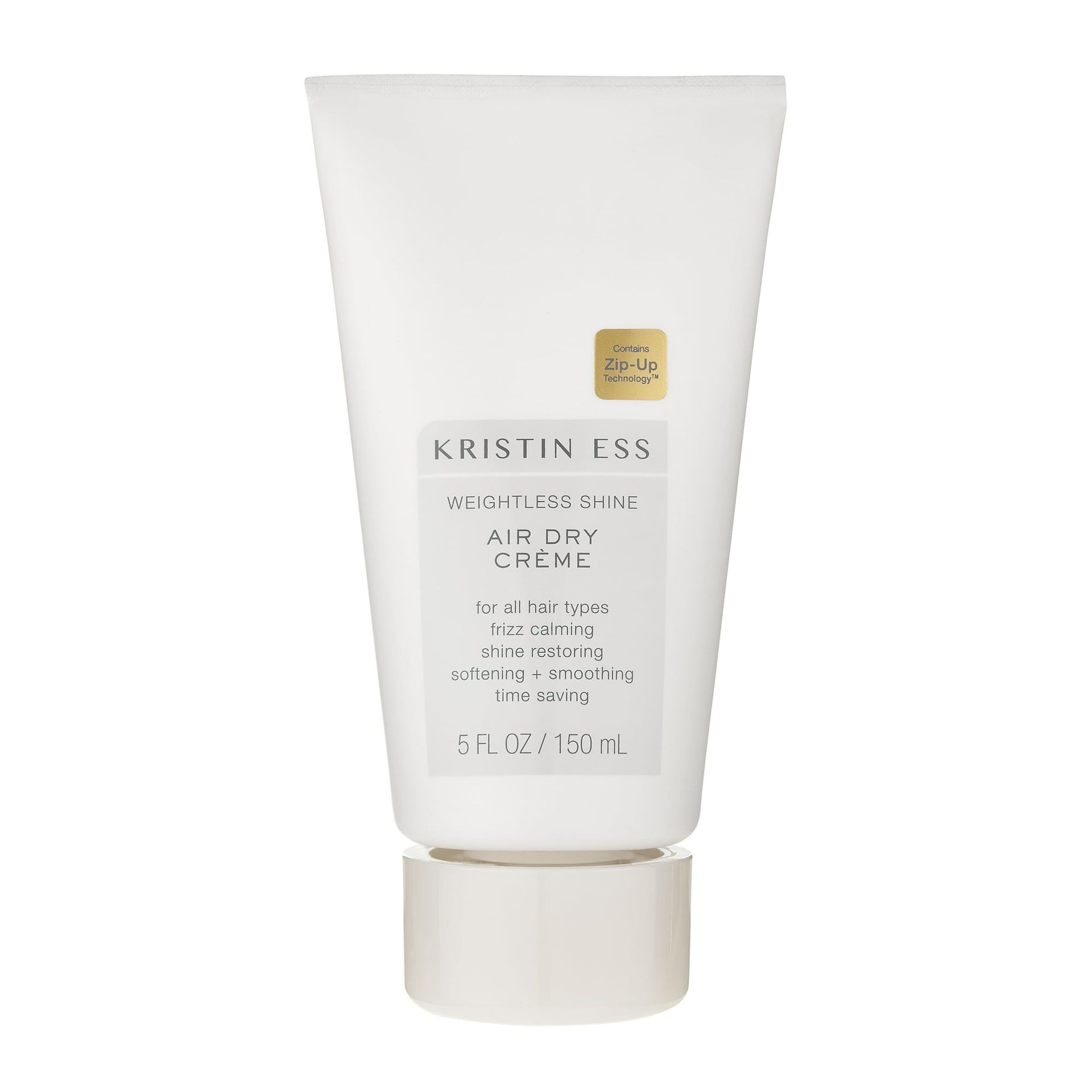 Kristin Ess, Kristin Ess Hair Weightless Shine Air Dry Crème for Anti Frizz + Hair Styling Curl Cream Product, 5oz