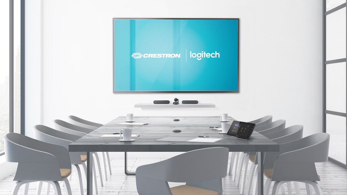 The partnership brings Logitech’s conferencing devices into the Crestron ecosystem.