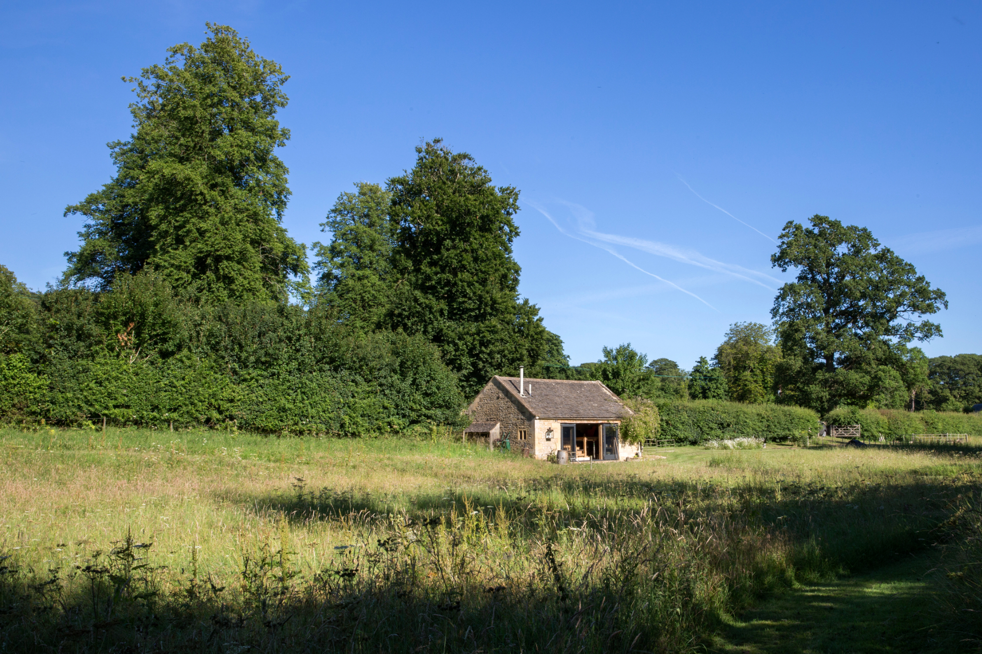 Details of Barton Meadow Lodge, a rustic one bedroom property in a wildflower meadow in the Cotswolds