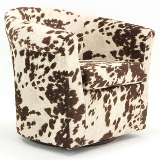 Anstett Upholstered Swivel Barrel Chair