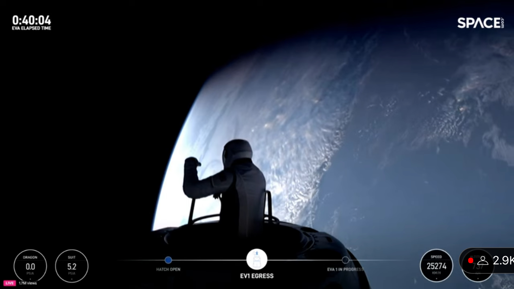 SpaceX Polaris Dawn astronauts perform historic 1st private spacewalk in orbit (video)