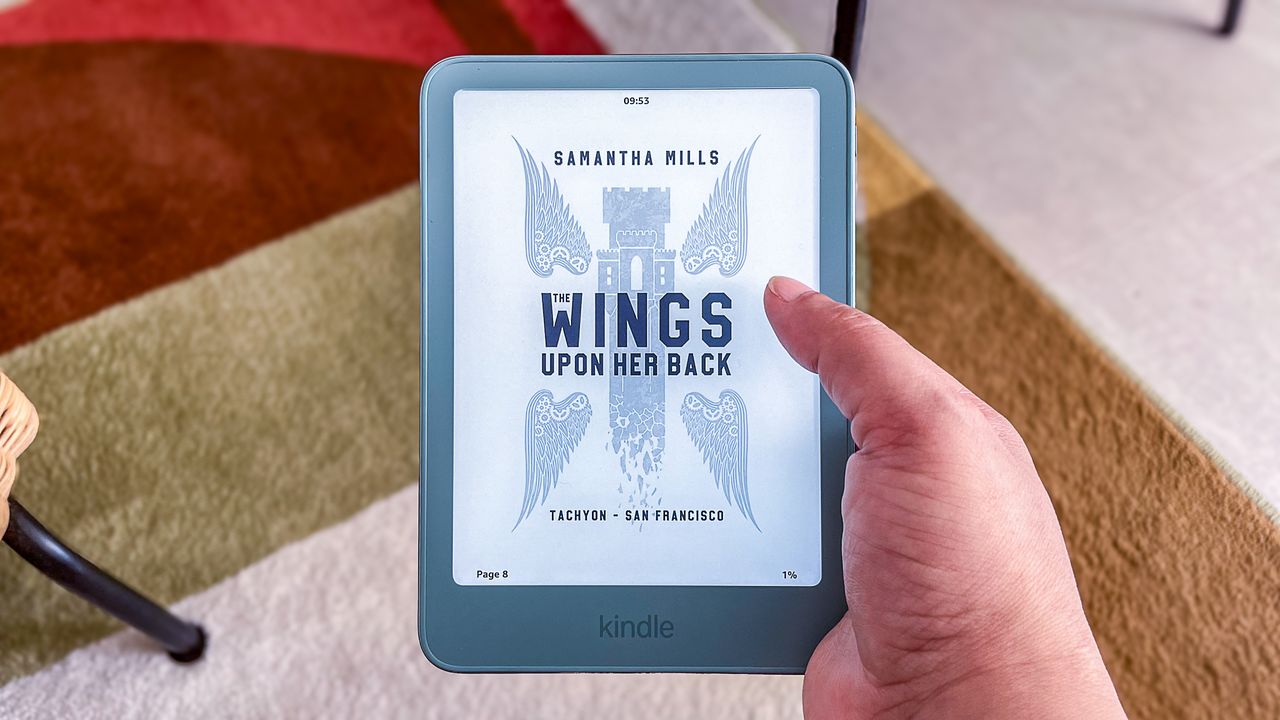 A book displayed on the Amazon Kindle 2026