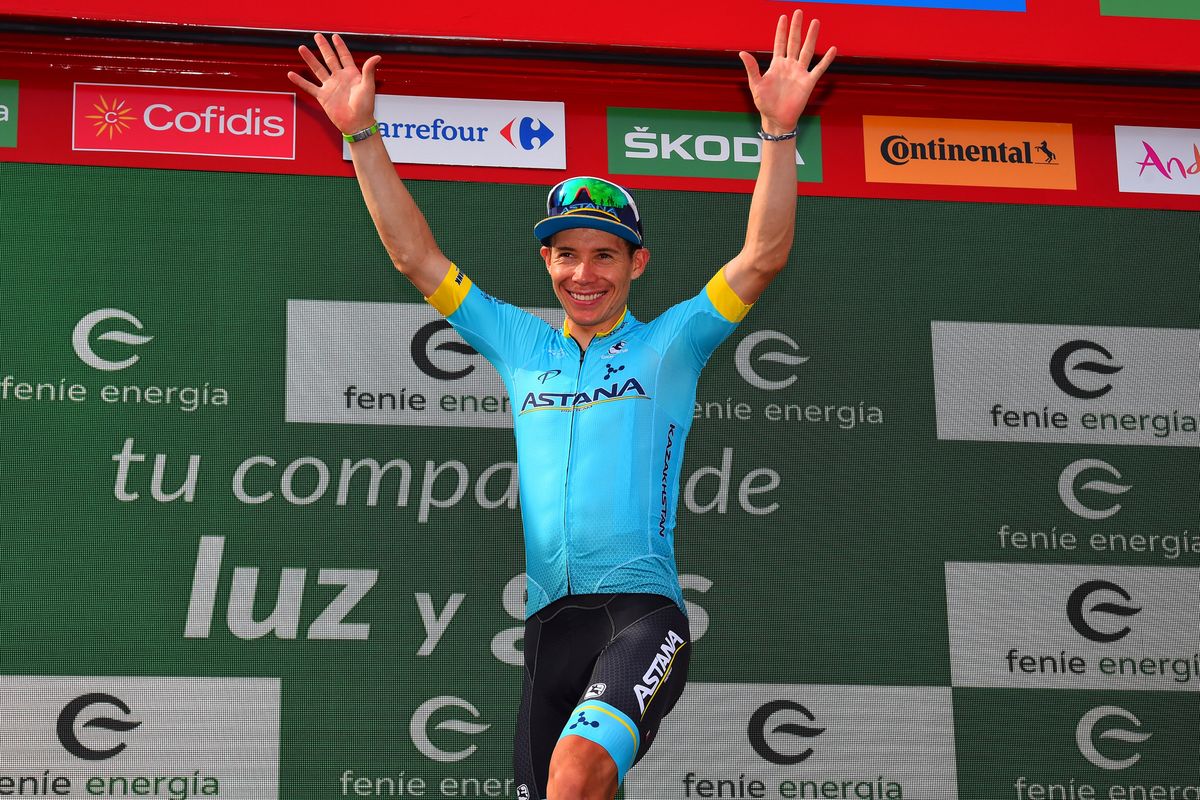 Miguel Angel Lopez (Astana) kept the best young rider's lead