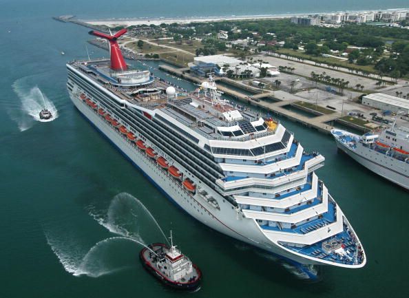 A Carnival cruise ship.