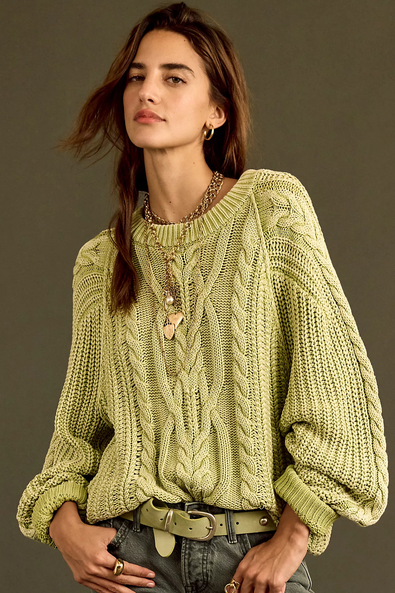 Frankie Cable Knit Sweater