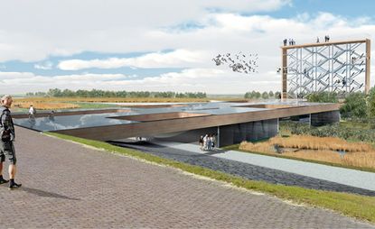 Olaf Gipser’s visitor centre in the Oostvaardersplassen nature reserve