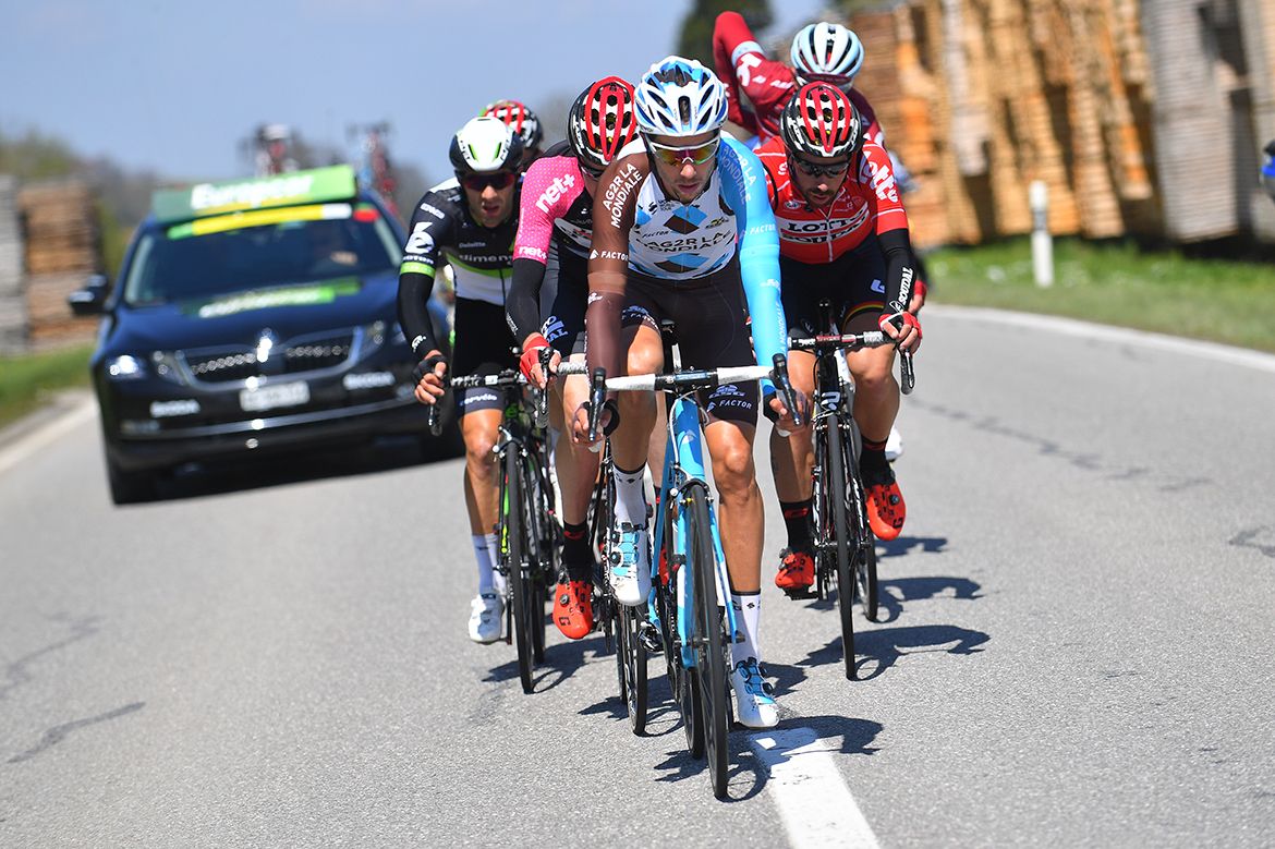 The fast pace meant it took a long time for the breakaway to form