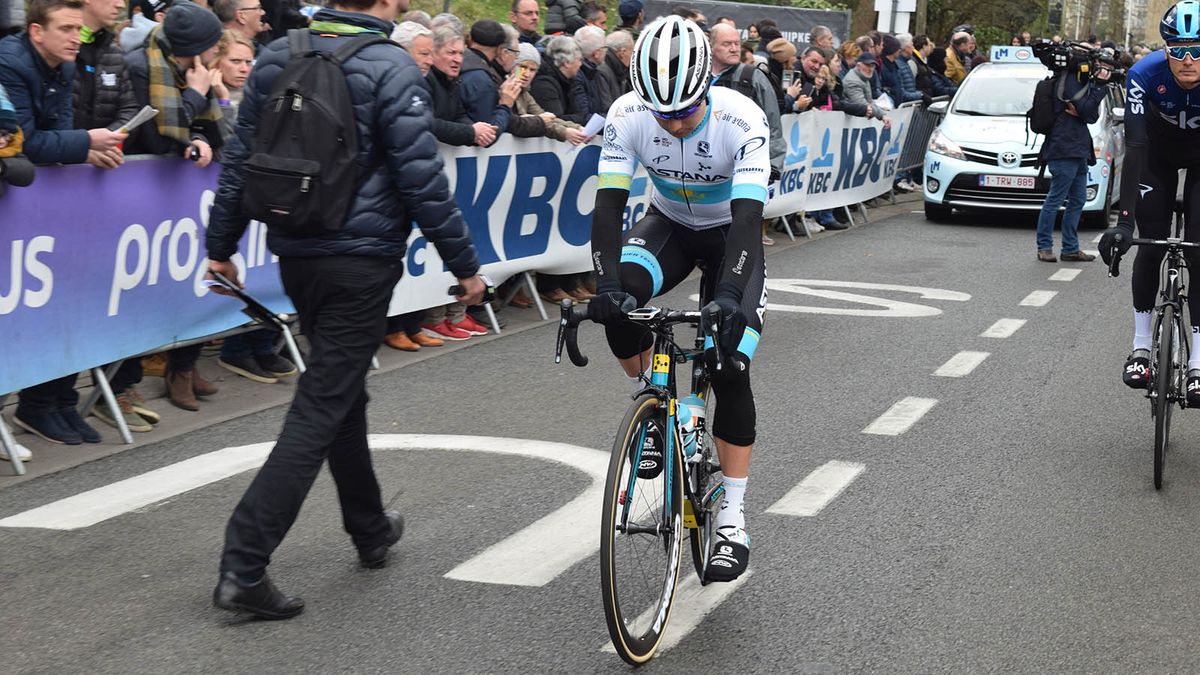 Kazakhstan national champion Alexey Lutsenko was part of the final selection in Omloop Het Nieuwsblad