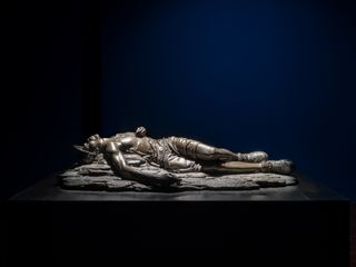 Kehinde Wiley, "Sleep, (Mamadou Gueye)", 2021 Bronze