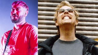 Zack Vengeance of Avenged Sevenfold in 2024 and James Hetfield of Metallica in 2003