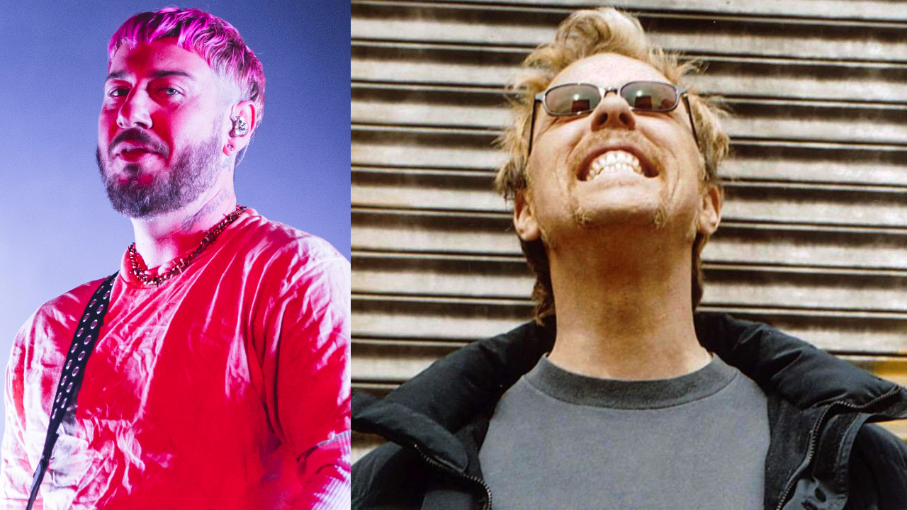 Zack Vengeance of Avenged Sevenfold in 2024 and James Hetfield of Metallica in 2003