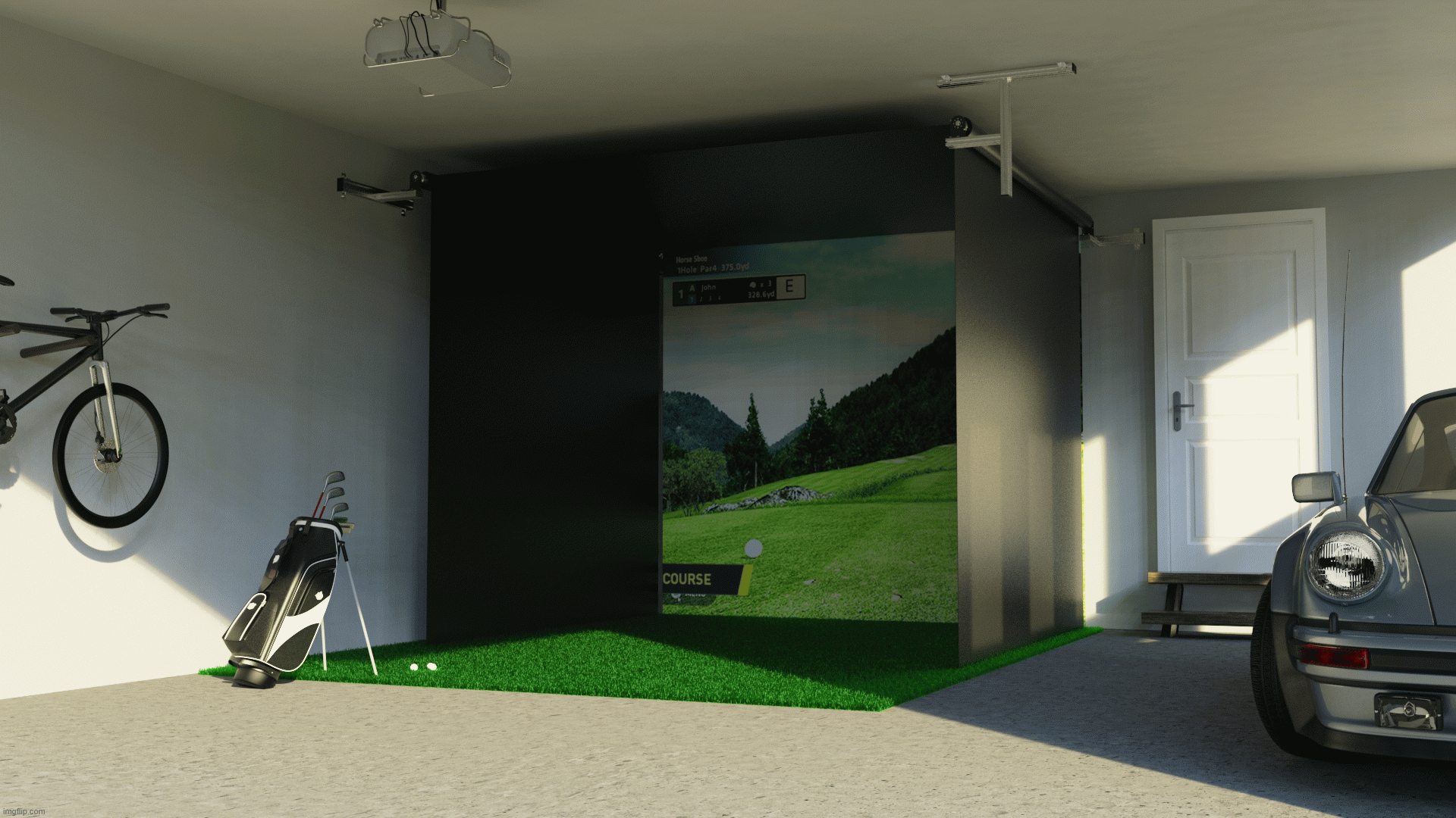 SportScreen Vanish Simulator Enclosure